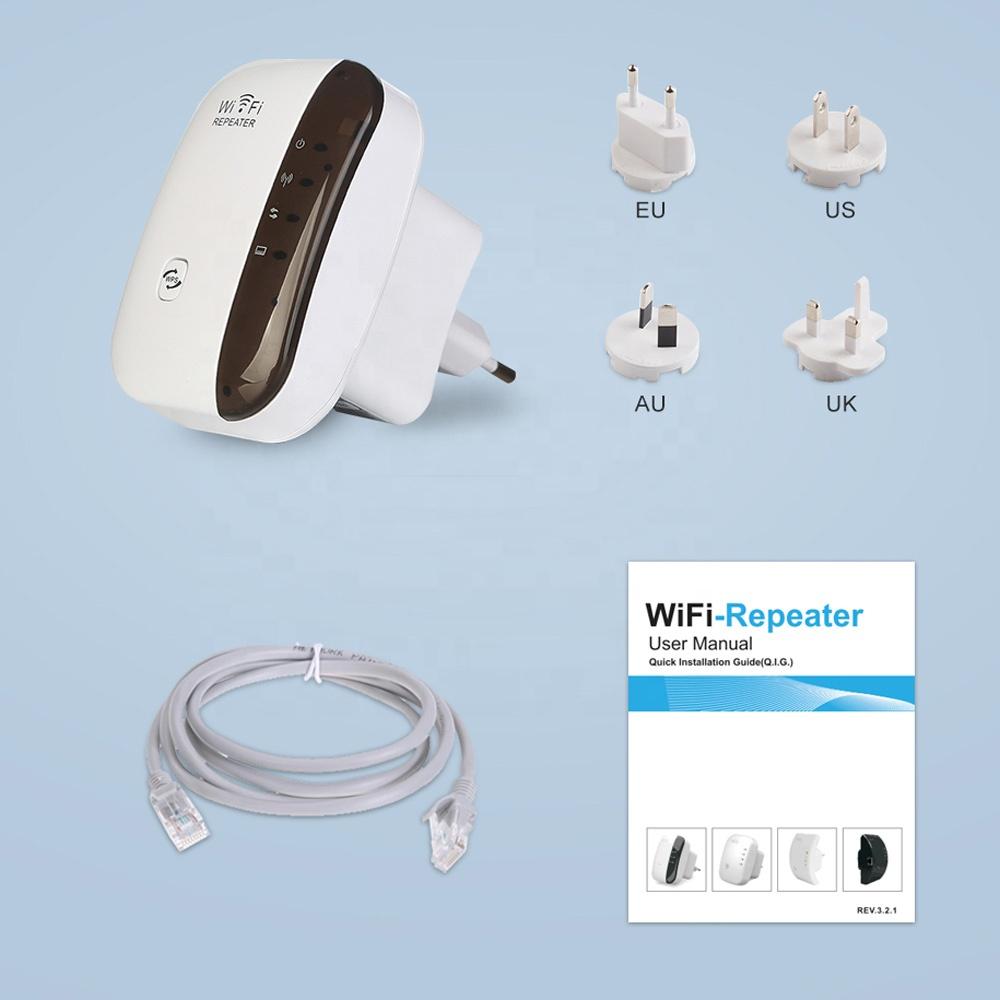 Удължител на сигнала WiFi Repeater 300Mbps репитер рутер повторител - Atron